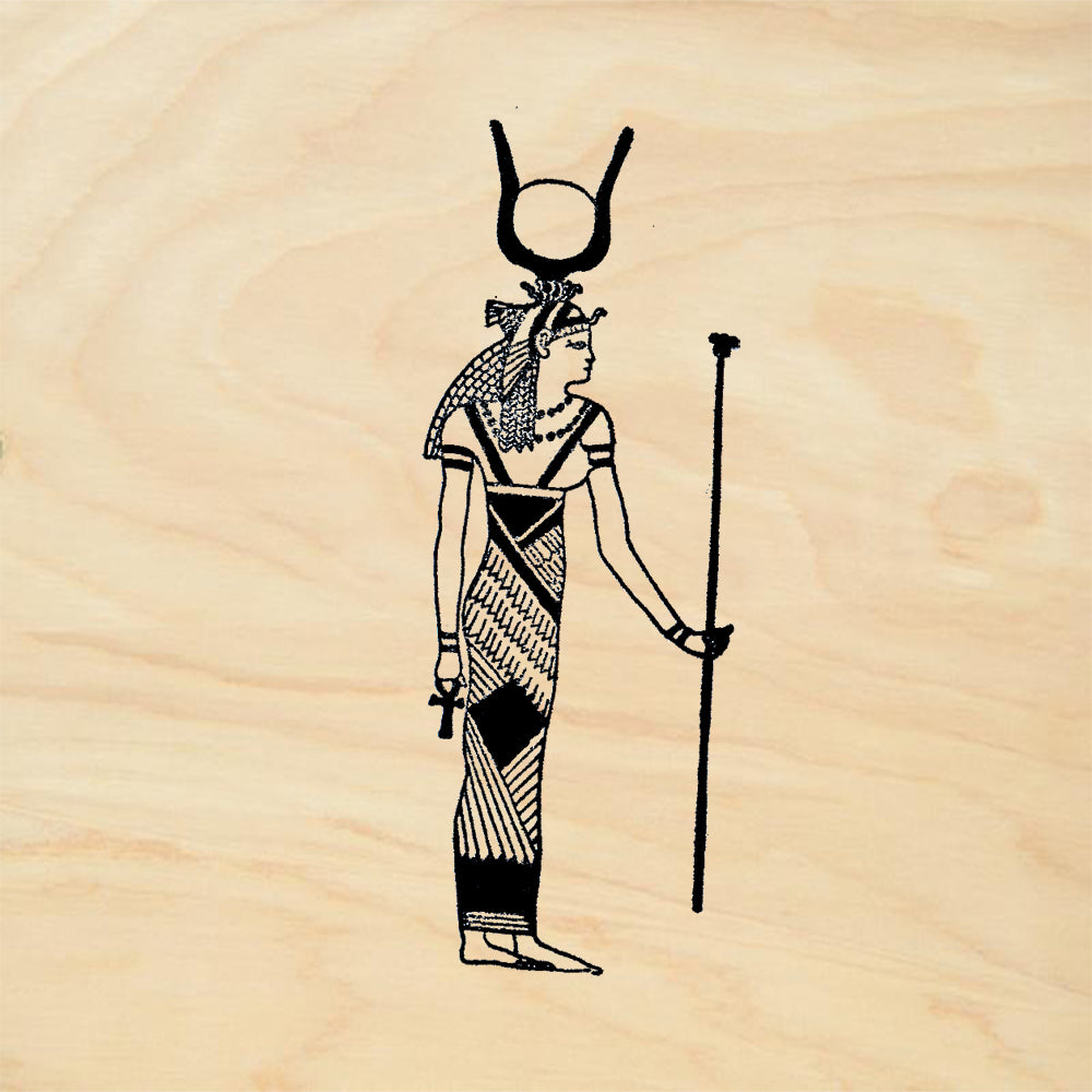 StampaFe Isis standing Goddess Rubber Art Stamp