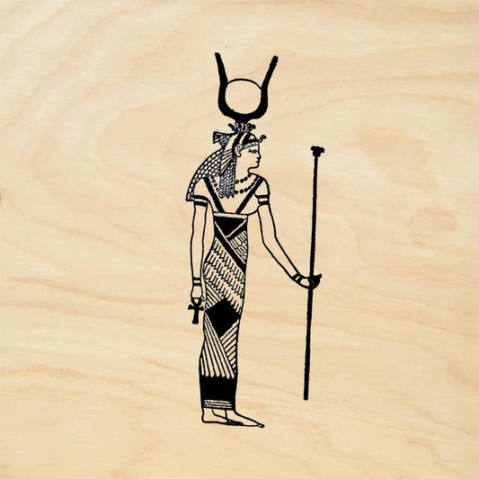 StampaFe Isis standing Goddess Rubber Art Stamp