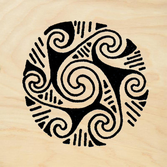 StampaFe Kinitty Cross Celtic Rubber Art Stamp