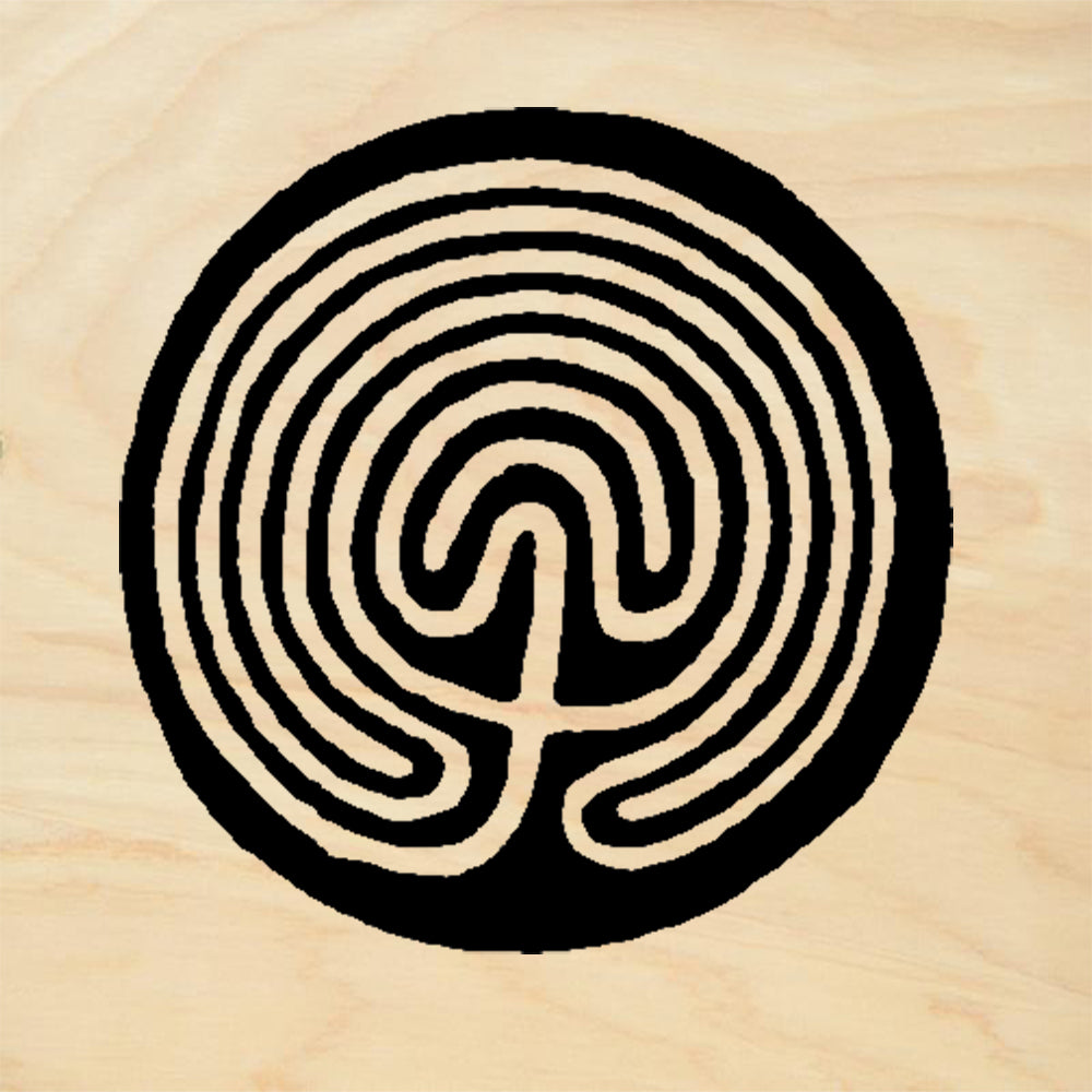 StampaFe Labyrinth Goddess Rubber Art Stamp
