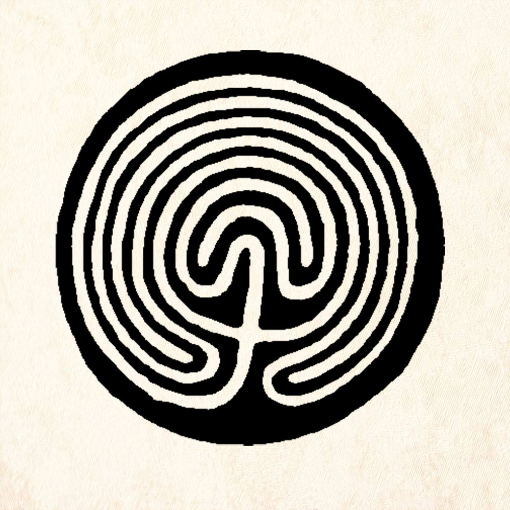 StampaFe Labyrinth Goddess Rubber Art Stamp