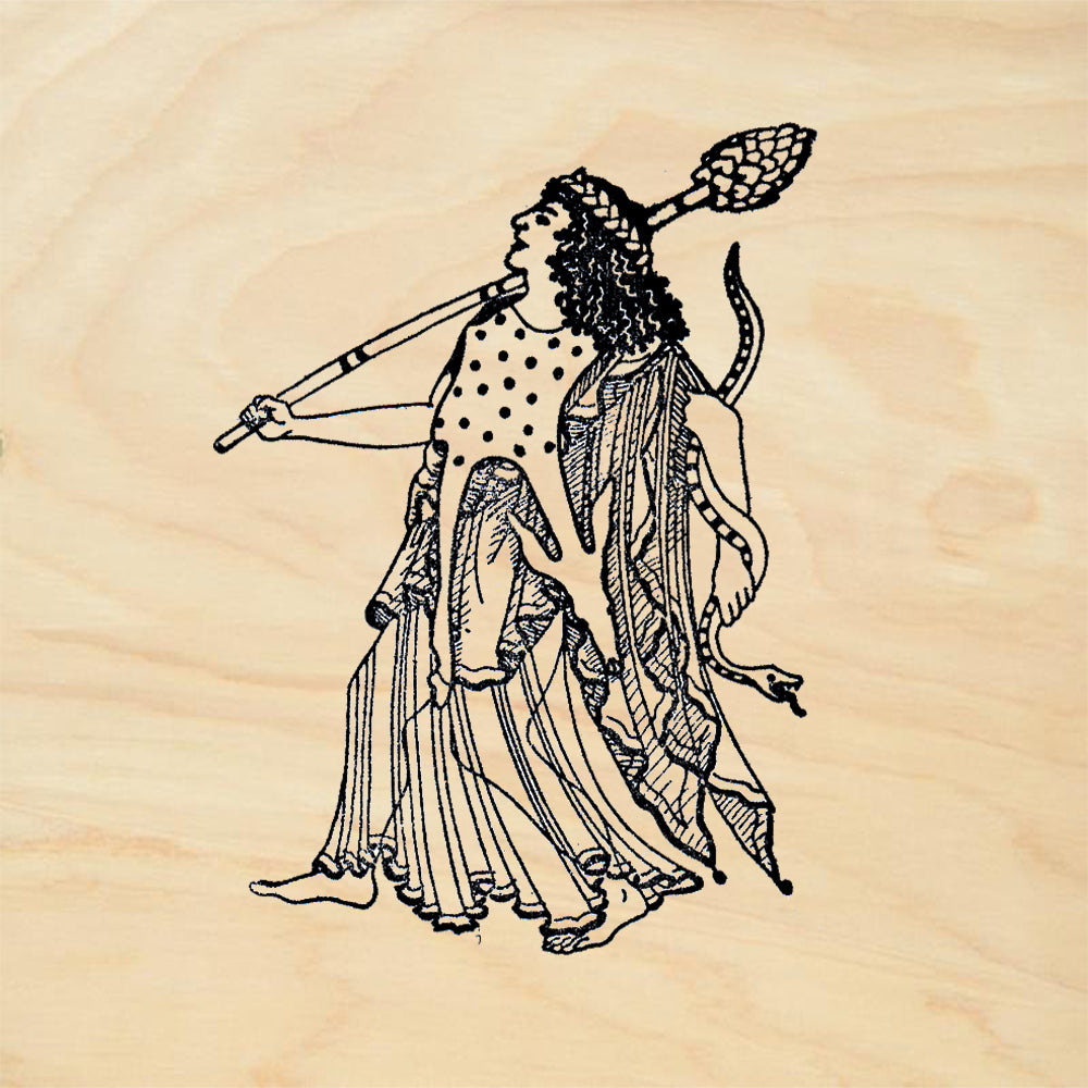 StampaFe Maenad Mythology Rubber Art Stamp