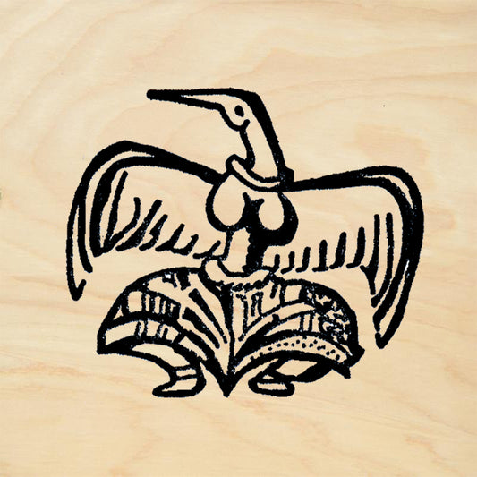 StampaFe Minoan Bird Goddess Goddess Rubber Art Stamp