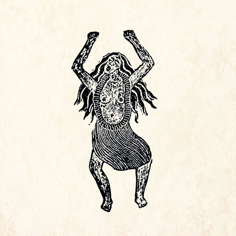 StampaFe Pele Goddess Rubber Art Stamp