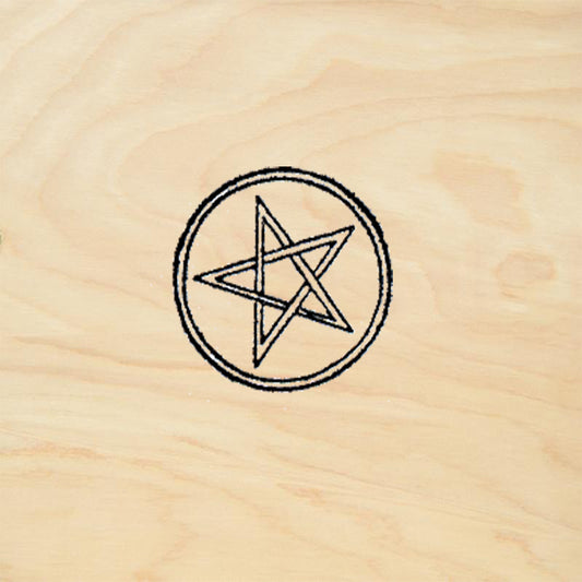 StampaFe Pentagram Rubber Art Stamp