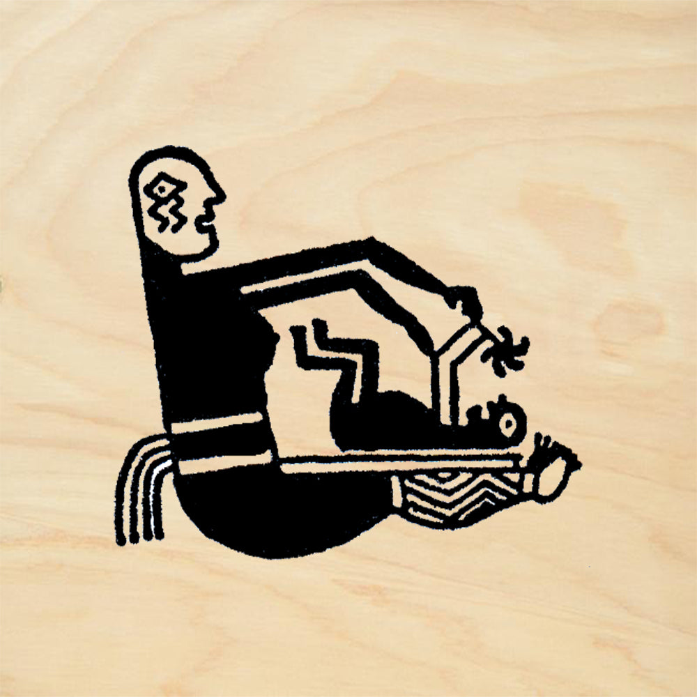 StampaFe Pueblo Mother and Child Southwestern Rubber Art Stamp