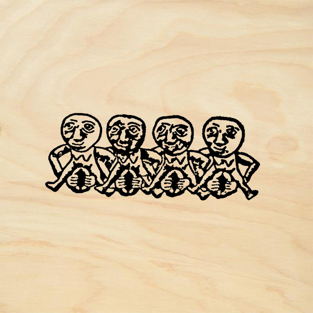 StampaFe Sheela Na Gig Border Rubber Art Stamp
