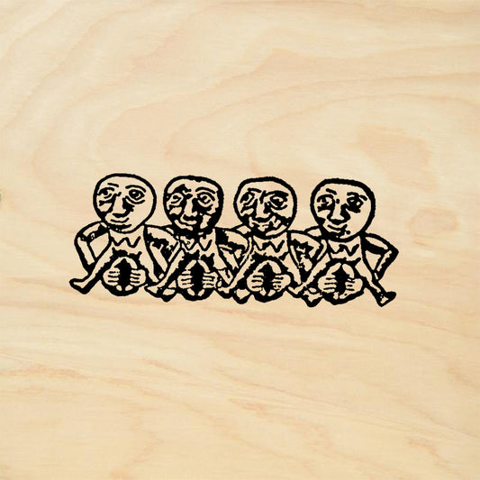 StampaFe Sheela Na Gig Border Rubber Art Stamp
