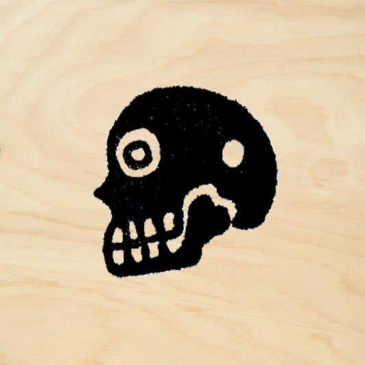 StampaFe Skull Dark Halloween Rubber Art Stamp