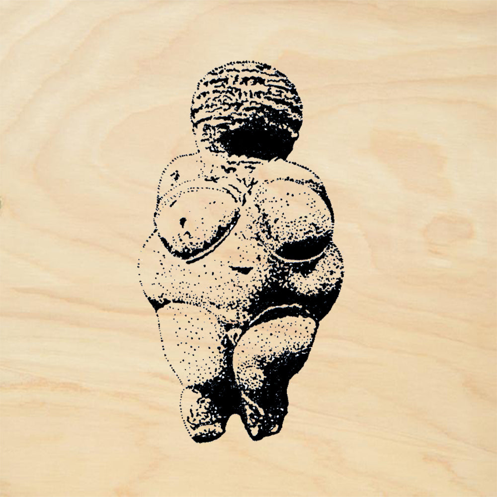 StampaFe Venus of Willendorf front Goddess Rubber Art Stamp