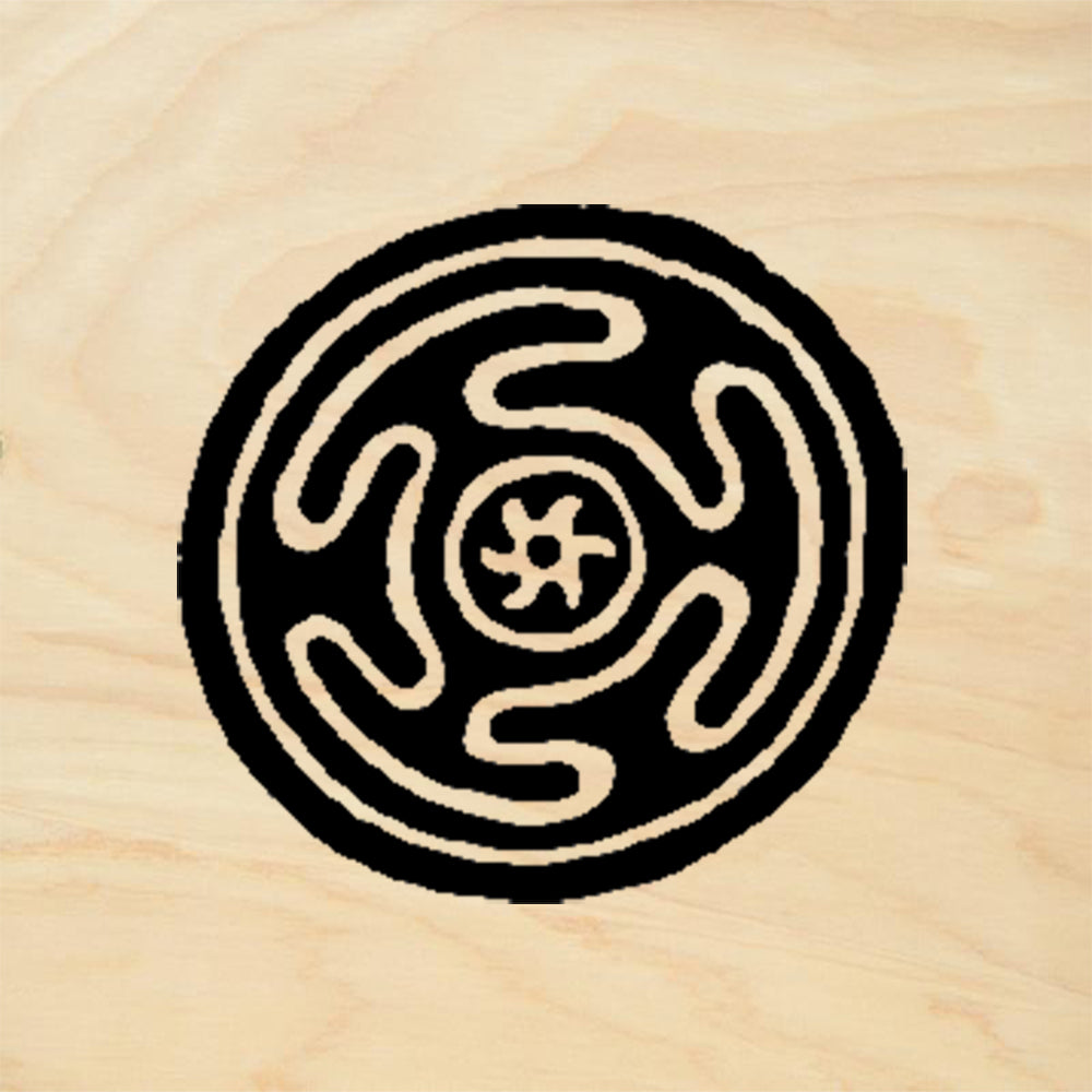 StampaFe Wheel of Hecate Rubber Art Stamp