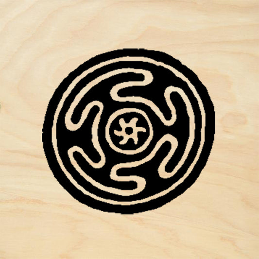 StampaFe Wheel of Hecate Rubber Art Stamp