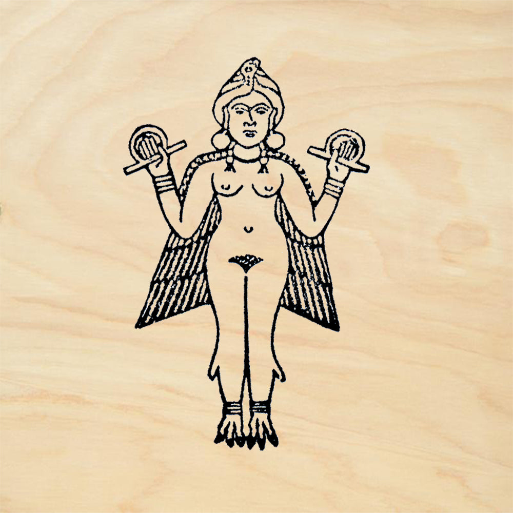 StampaFe Lilith Goddess Mythological Rubber Art Stamp