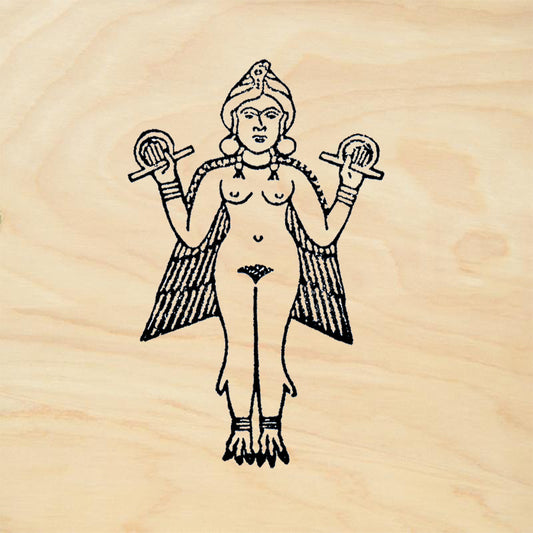 StampaFe Lilith Goddess Mythological Rubber Art Stamp