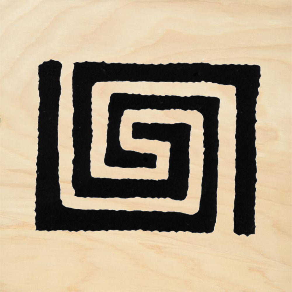 StampaFe Opposition Large Southwestern Rubber Art Stamp