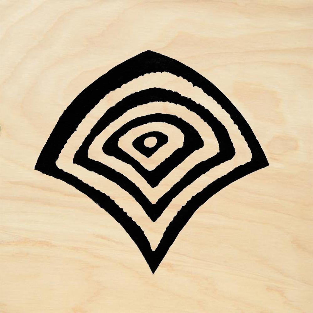 StampaFe Buffalo Design Large Southwestern Rubber Art Stamp