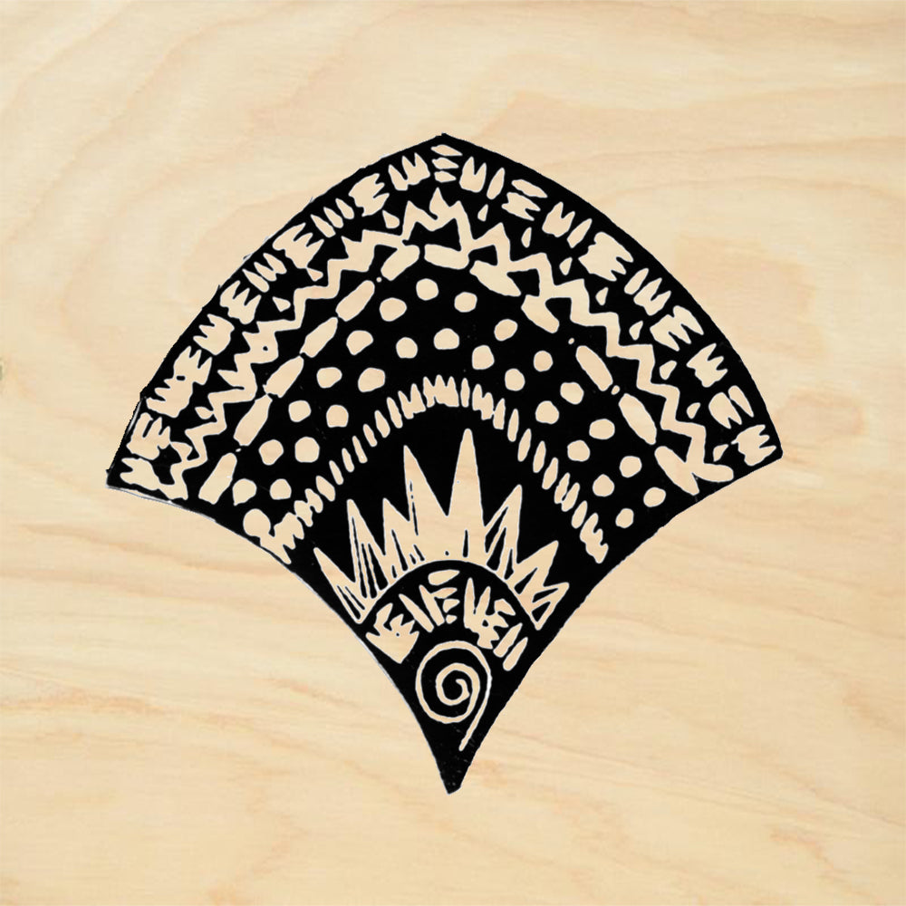 StampaFe Firewater Large Southwestern Rubber Art Stamp