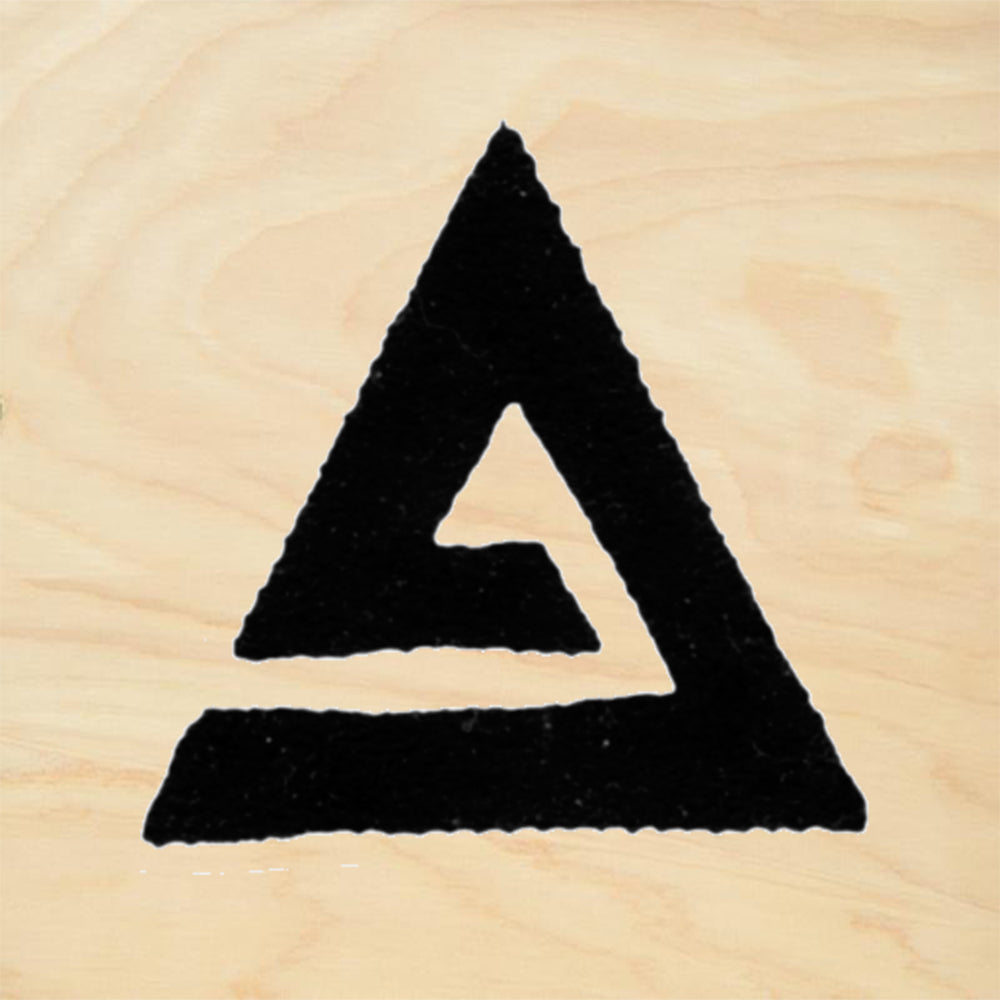 StampaFe Pyramid Design Geometric Rubber Art Stamp