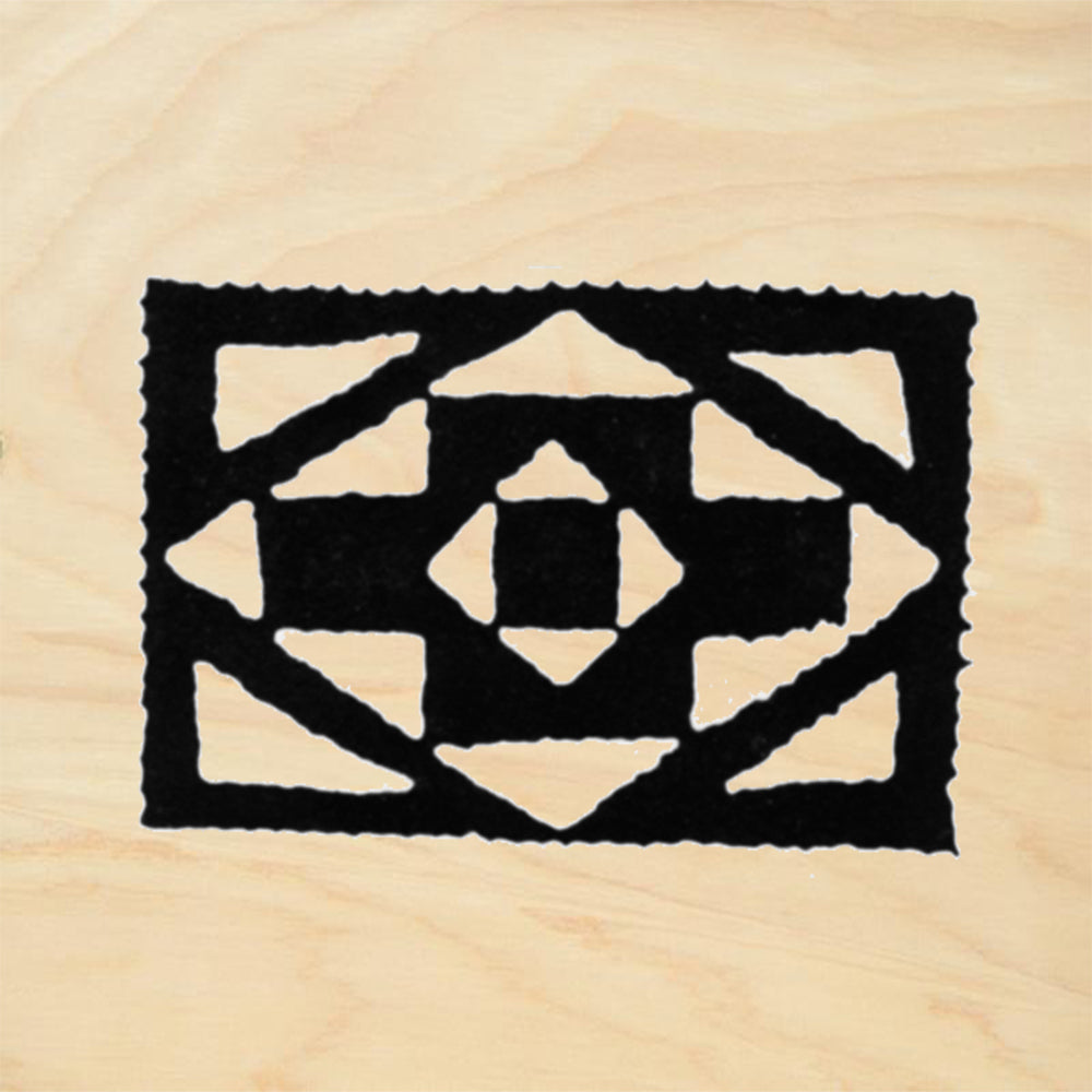 StampaFe Santa Fe Tile Southwestern Rubber Art Stamp
