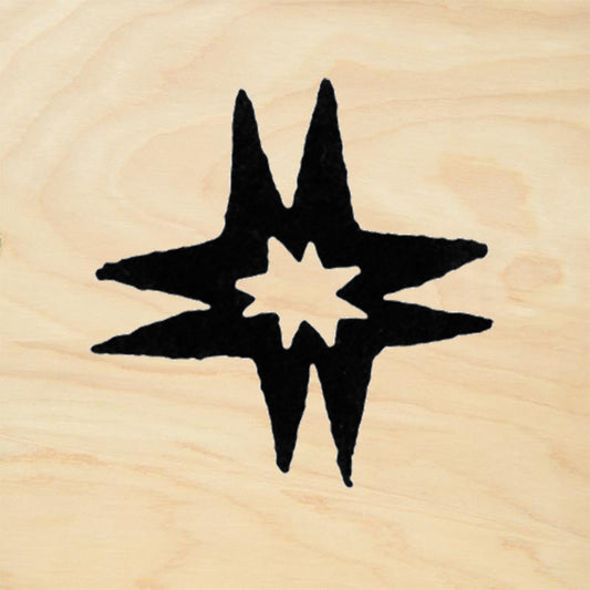 StampaFe Star Design Southwestern Rubber Art Stamp