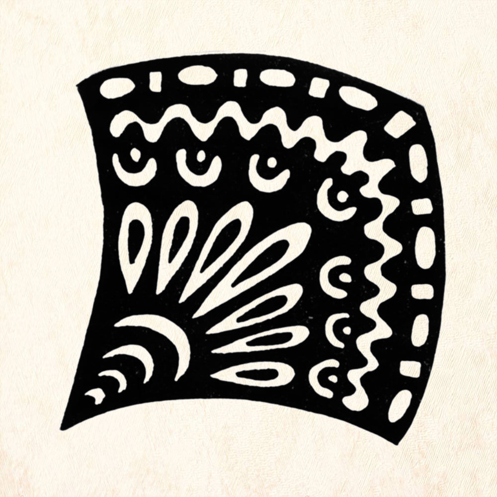 StampaFe Water Lily Large Botanical Rubber Art Stamp