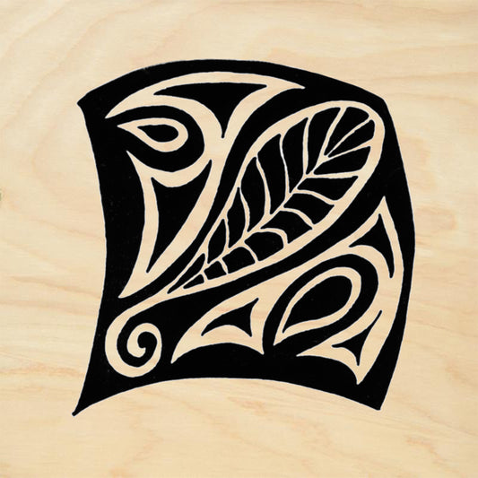 StampaFe Feather Large Tribal Rubber Art Stamp