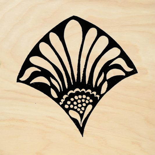 StampaFe Wild Aster Small Botanical Rubber Art Stamp