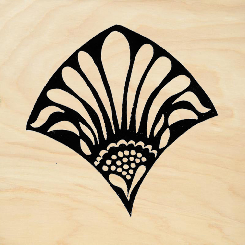 StampaFe Wild Aster Small Botanical Rubber Art Stamp