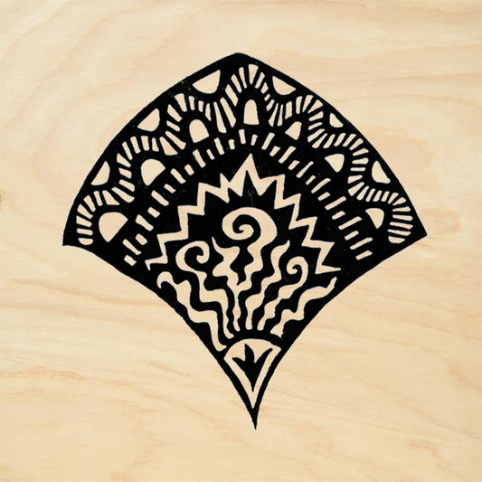 StampaFe Salida del Sol Small Southwestern Rubber Art Stamp