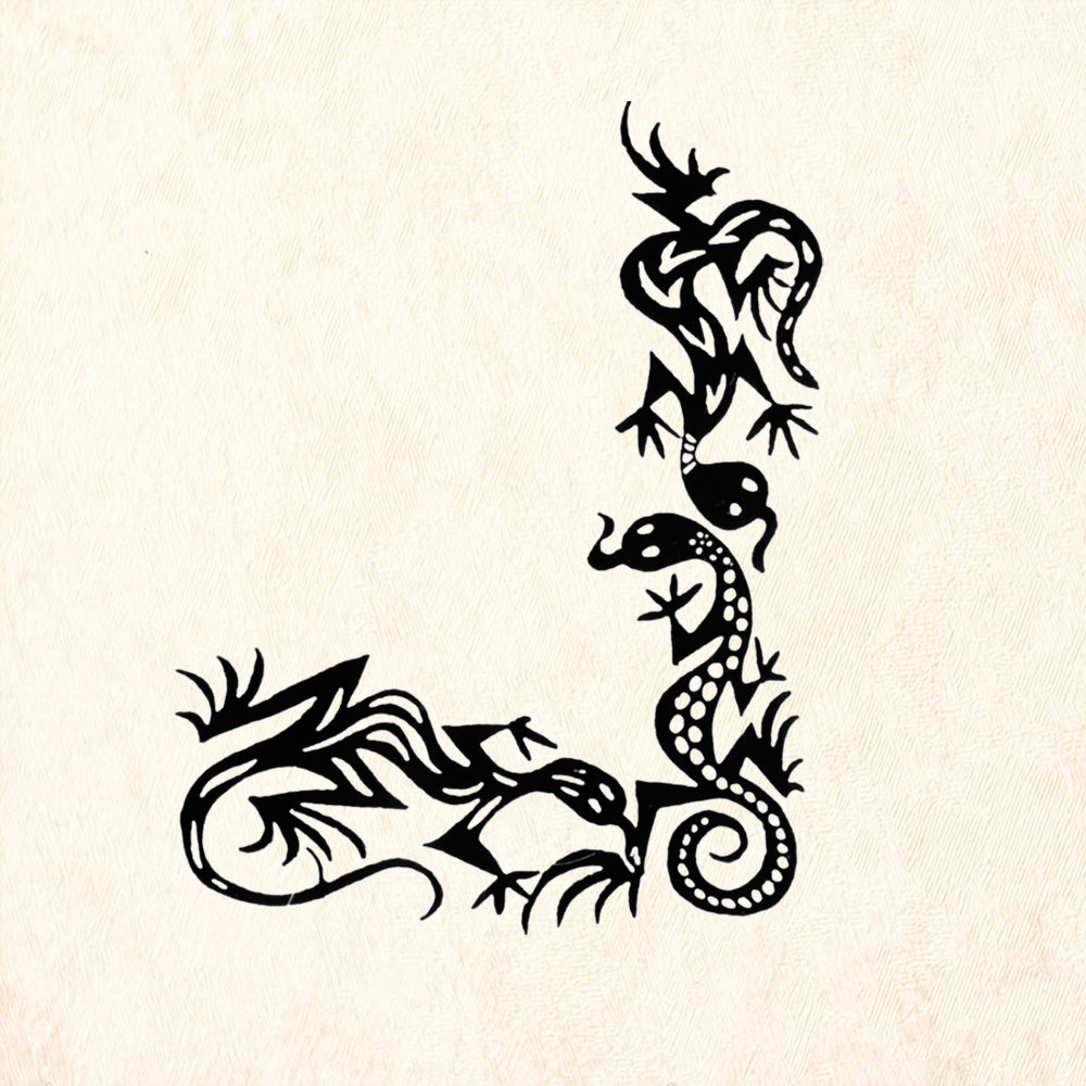 StampaFe Lizard Corner Southwestern Rubber Art Stamp