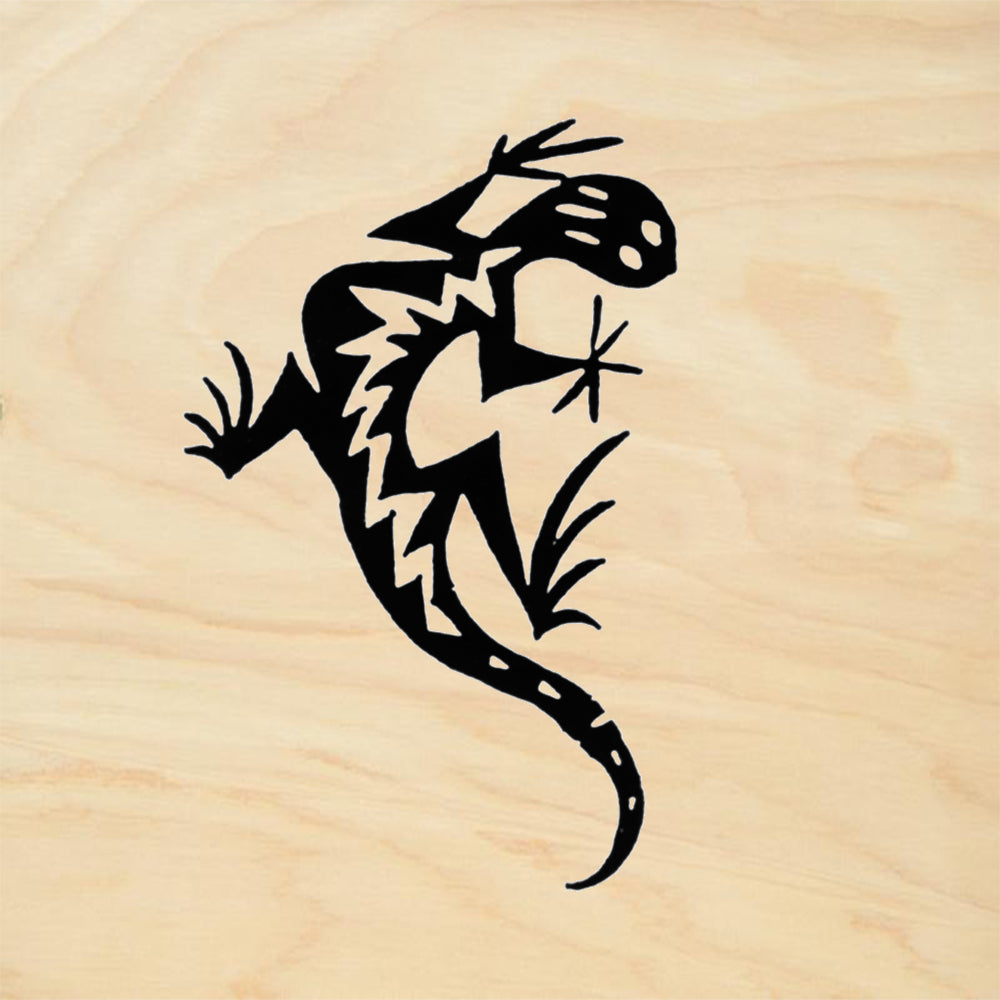 StampaFe Lightning Gecko Southwestern Rubber Art Stamp
