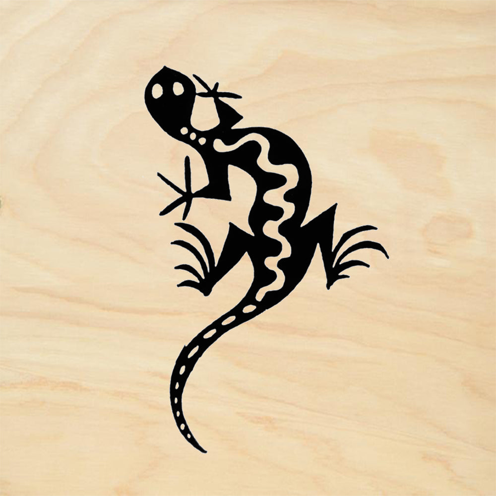 StampaFe Serpent Lizard Southwestern Rubber Art Stamp