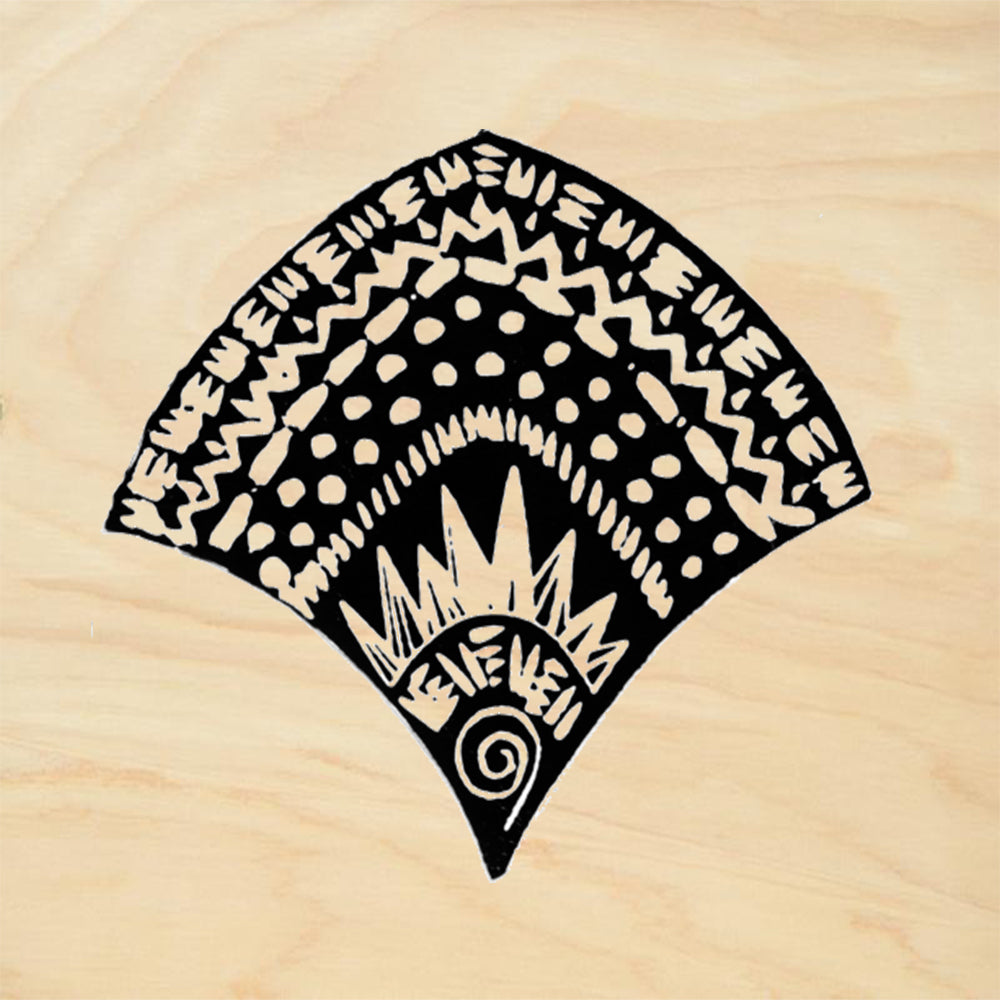 StampaFe Firewater Small Southwestern Rubber Art Stamp