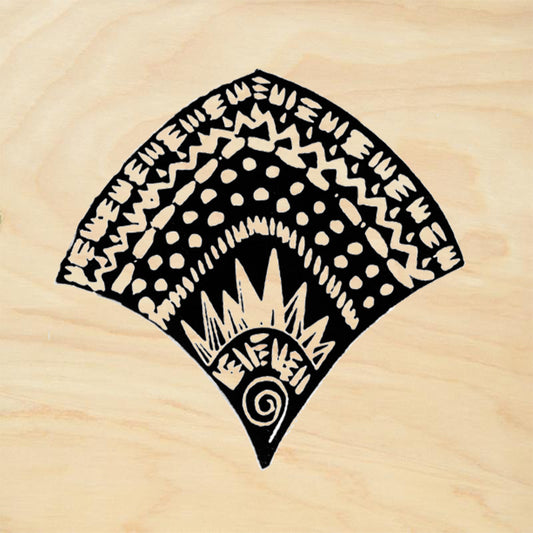 StampaFe Firewater Small Southwestern Rubber Art Stamp