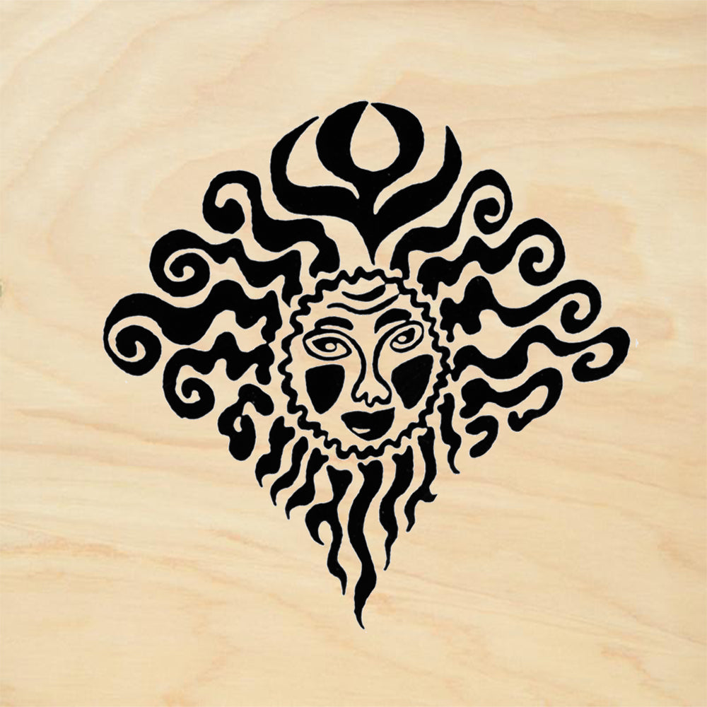 StampaFe Corona Large Celestial Rubber Art Stamp