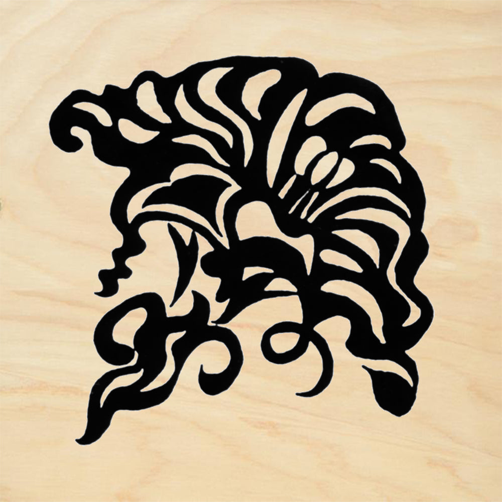 StampaFe Sacred Datura Large Botanical Rubber Art Stamp