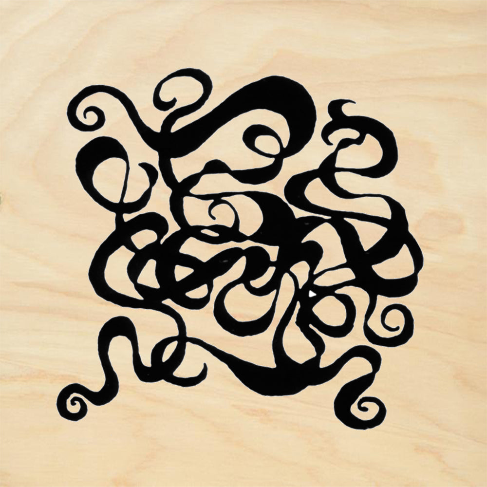 StampaFe Ribbon Leaf Large Botanical Rubber Art Stamp