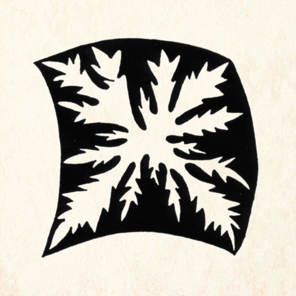 StampaFe Maple Leaf Reverse Large Botanical Rubber Art Stamp