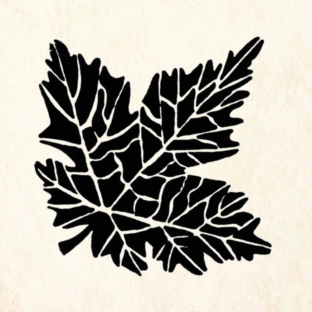 StampaFe Sugar Maple Large Botanical Rubber Art Stamp