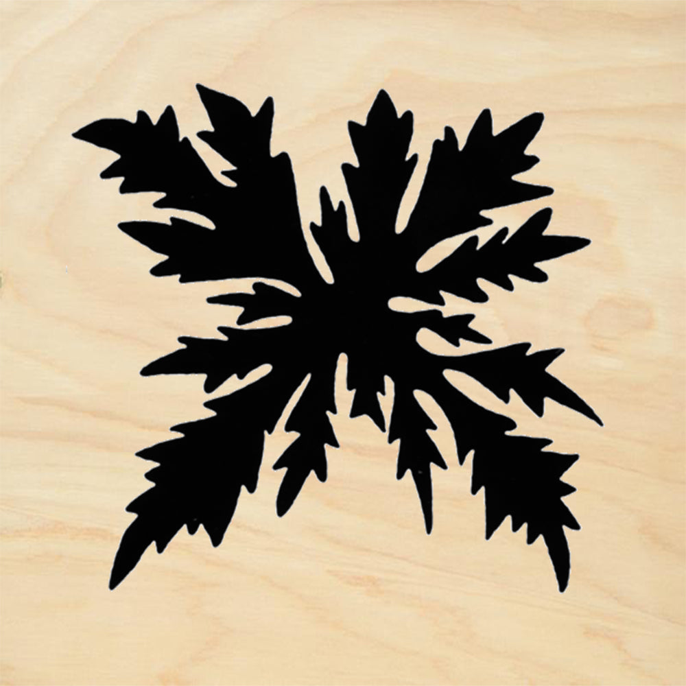 StampaFe Maple Leaf Small Botanical Rubber Art Stamp