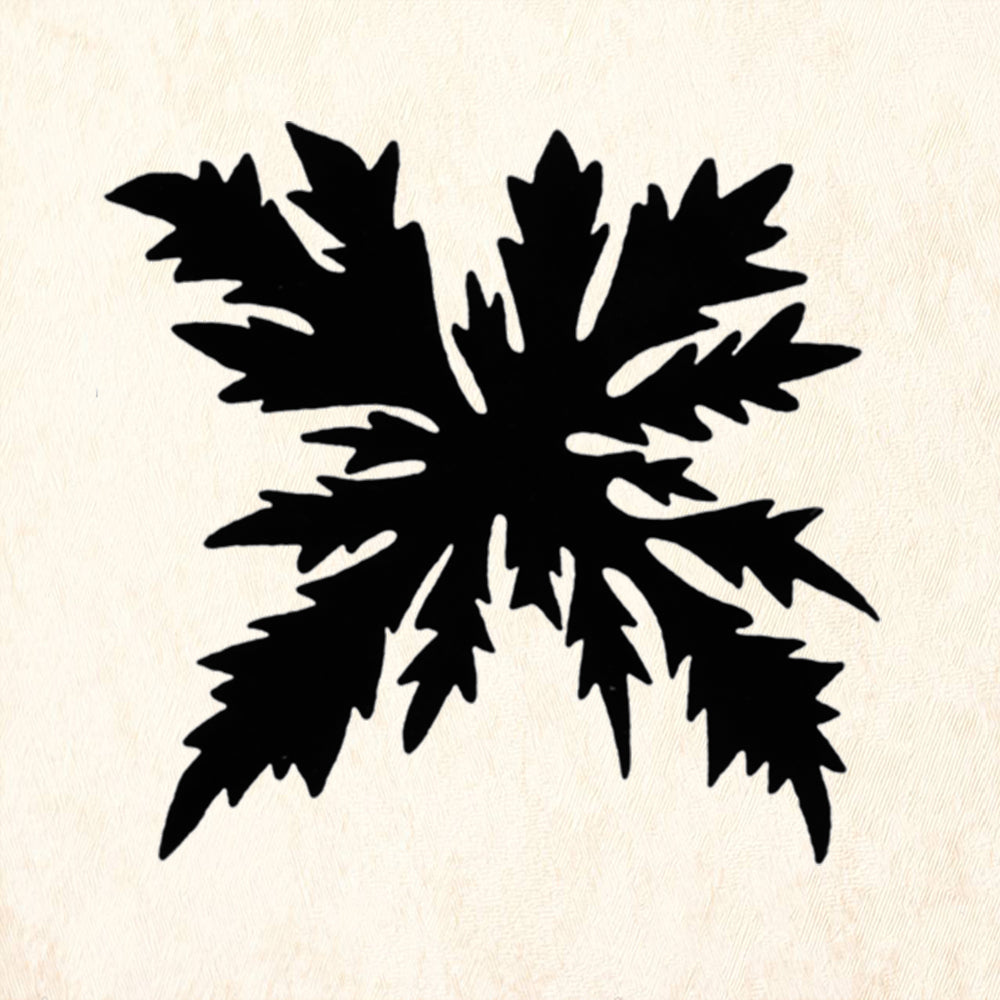 StampaFe Maple Leaf Small Botanical Rubber Art Stamp
