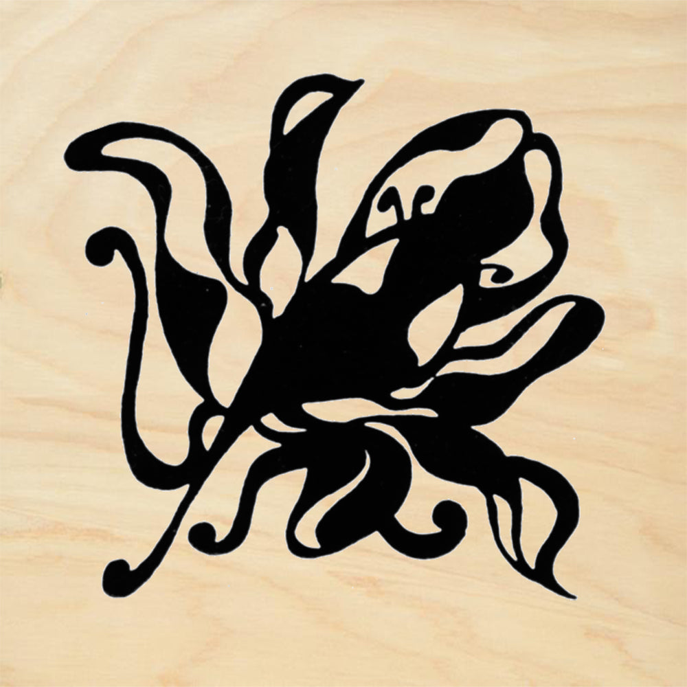 StampaFe Columbine Profile Large Floral Rubber Art Stamp