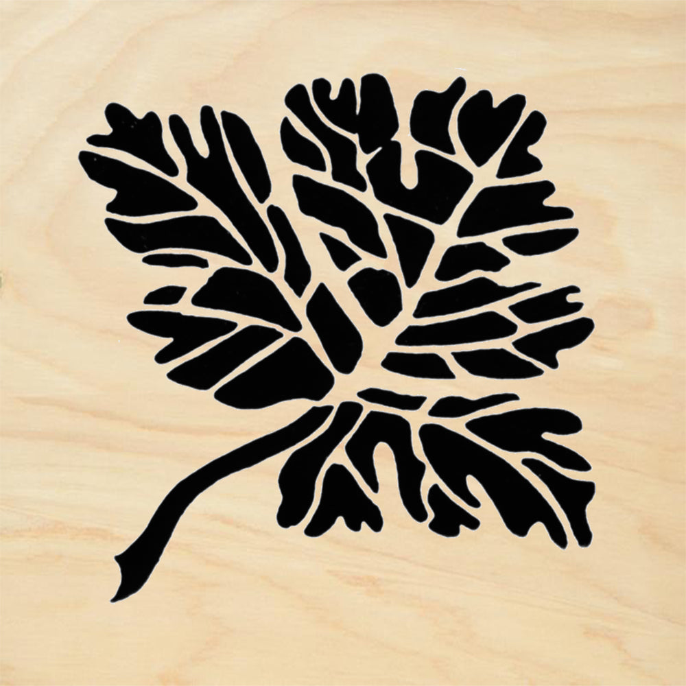 StampaFe Columbine Leaf Large Botanical Rubber Art Stamp