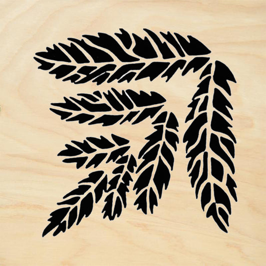 StampaFe Sumac Leaf Large Botanical Rubber Art Stamp