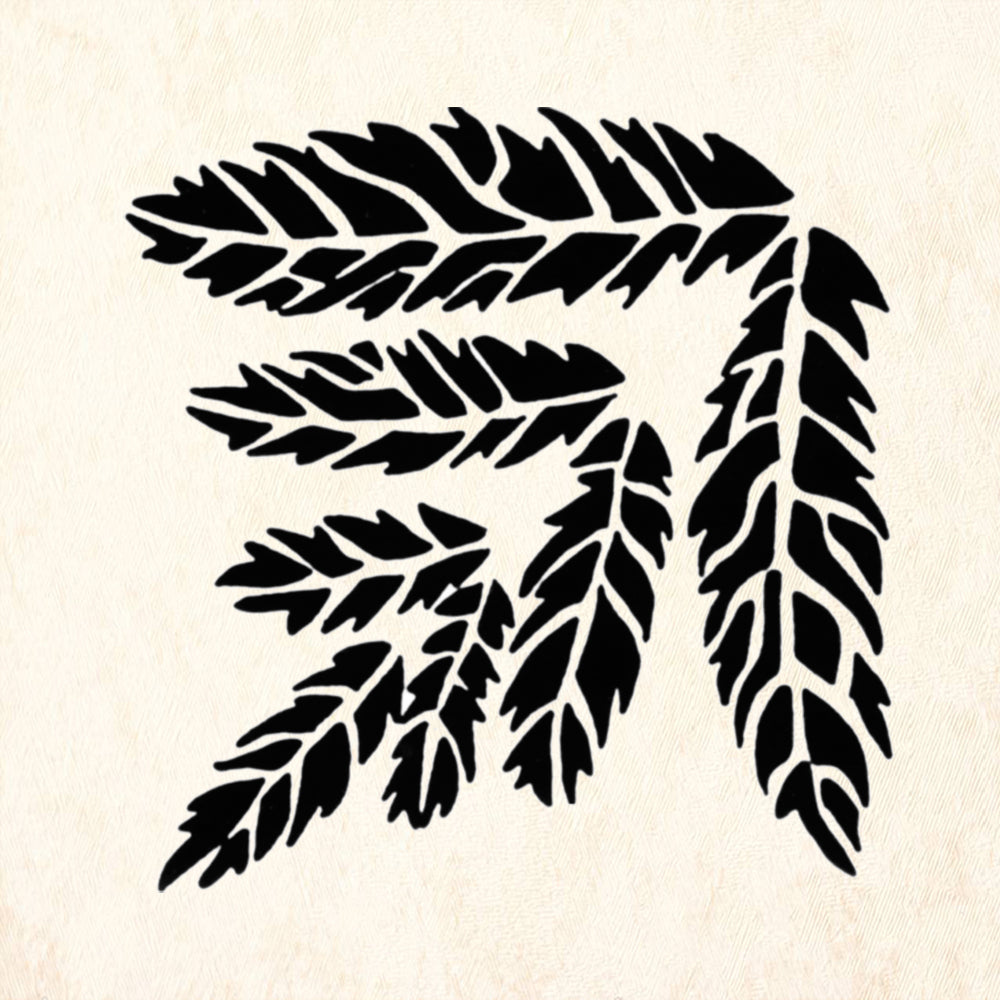 StampaFe Sumac Leaf Large Botanical Rubber Art Stamp