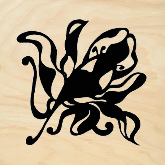 StampaFe Columbine Profile Small Floral Rubber Art Stamp