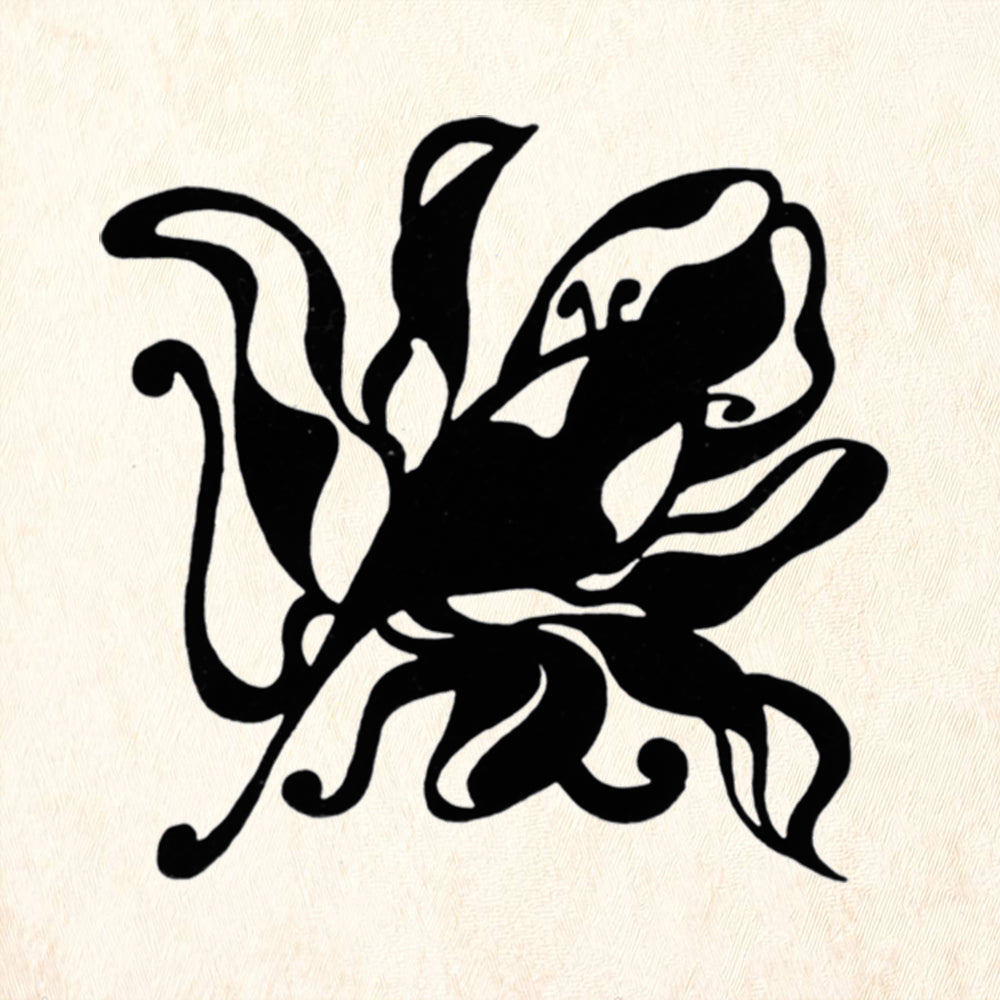 StampaFe Columbine Profile Small Floral Rubber Art Stamp
