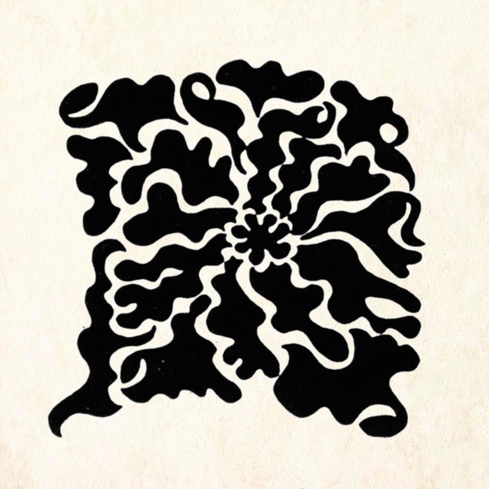 StampaFe Hollyhock Small Floral Rubber Art Stamp