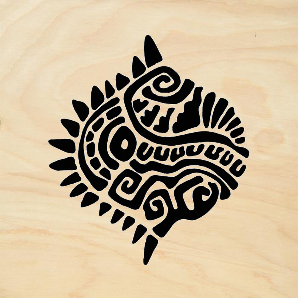 StampaFe Earth Ogee Large Southwestern Rubber Art Stamp