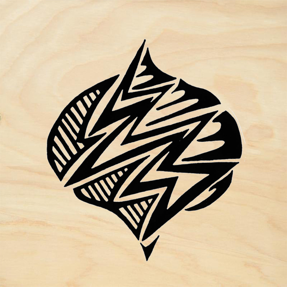 StampaFe Rain Ogee Large Southwestern Rubber Art Stamp